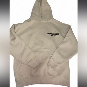 Men's Cream Pullover Hoodie